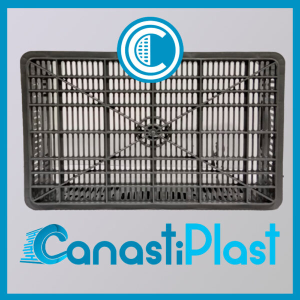 Canastilla plástica 3/4 BARRAS