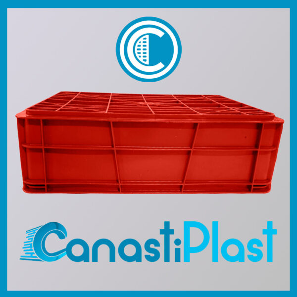 Canastilla plástica 3/4 sellada