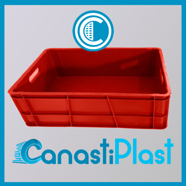 Canastilla plástica 3/4 sellada