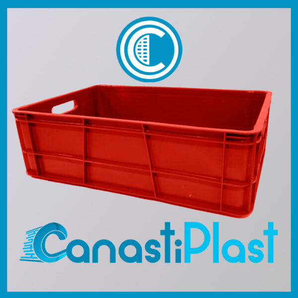 Canastilla plástica 3/4 sellada