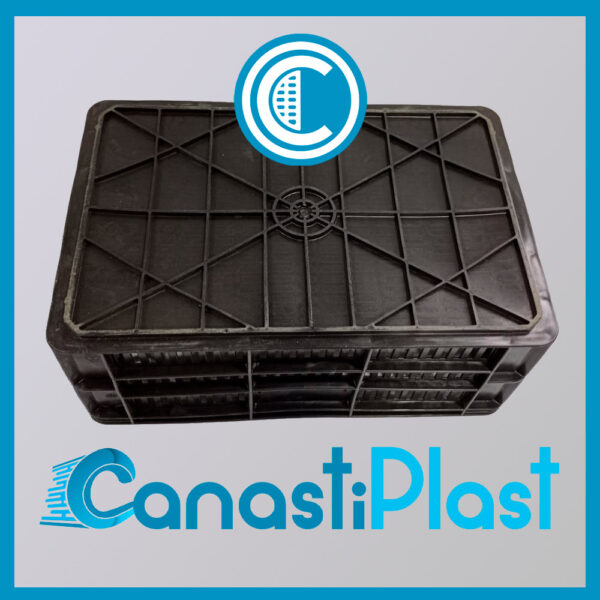 Canastilla plástica Suprema barras piso sellado 2250GR